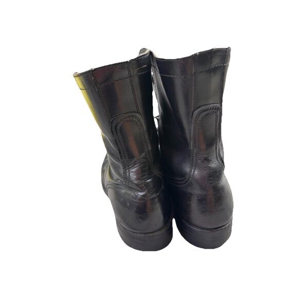 Vintage B.F. Goodrich Black Combat Boot BFG Sz 8 Army Military 70's Grunge Punk - Picture 7 of 13